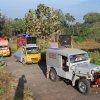 Bhaagavata Ratham procession through the villages on route to Naimishaaranyam